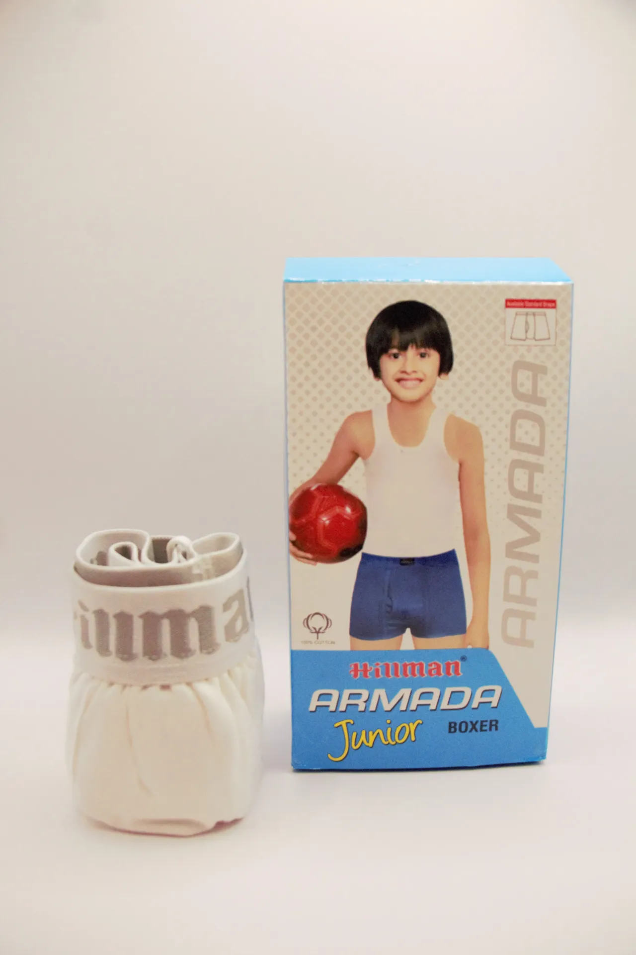 Hillman Armada White Junior Boxer (Pack of 3) (5-6 Years)